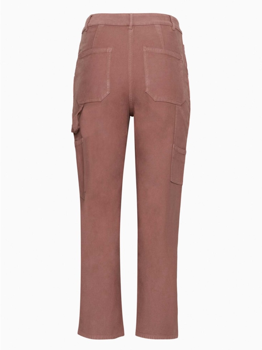 Wilfred Free Brown Utility Carpenter Pants High Rise Straight Leg Size 6 - Picture 9 of 11